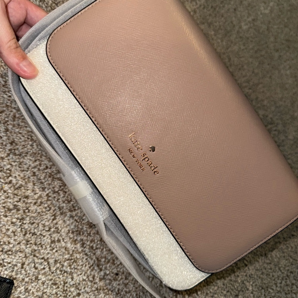 kate spade Pink and Cream Crossbody Bag
